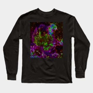 Black Panther Art - Glowing Edges 270 Long Sleeve T-Shirt